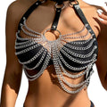 SUBBLIME - Body harness med store ringer og kjeder