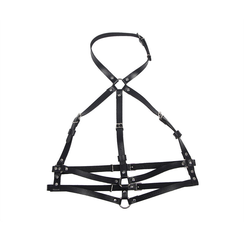 SUBBLIME - Bryst-Harness i Skinnlook med Ring