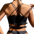 SUBBLIME - Bryst-Harness i Skinnlook med Ring