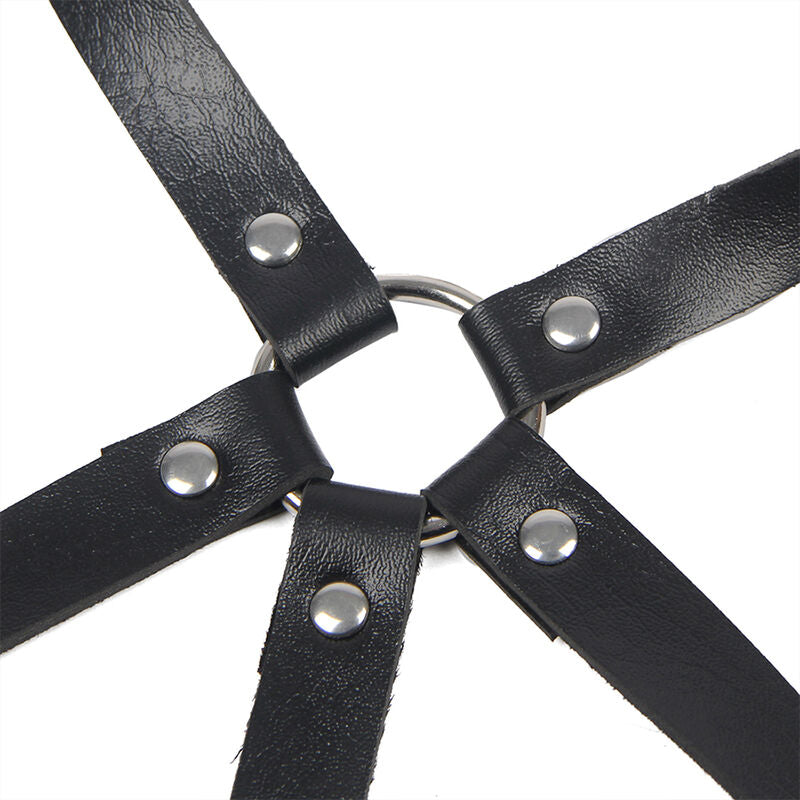 SUBBLIME - Bryst-Harness i Skinnlook med Ring