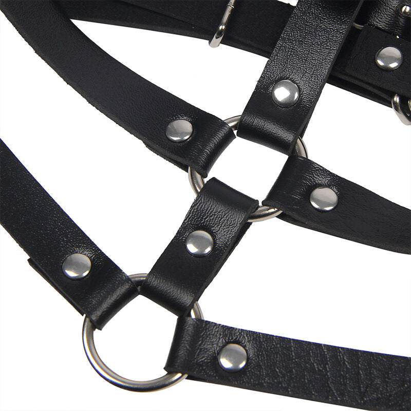 SUBBLIME - Bryst-Harness i Skinnlook med Ring