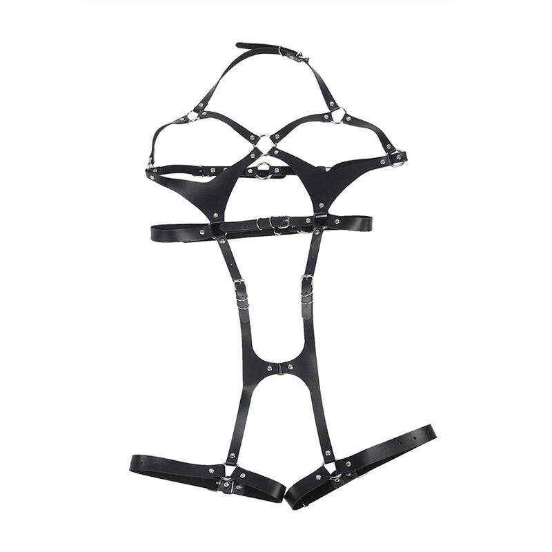 SUBBLIME - Helkropps-Harness med Skinnspenner