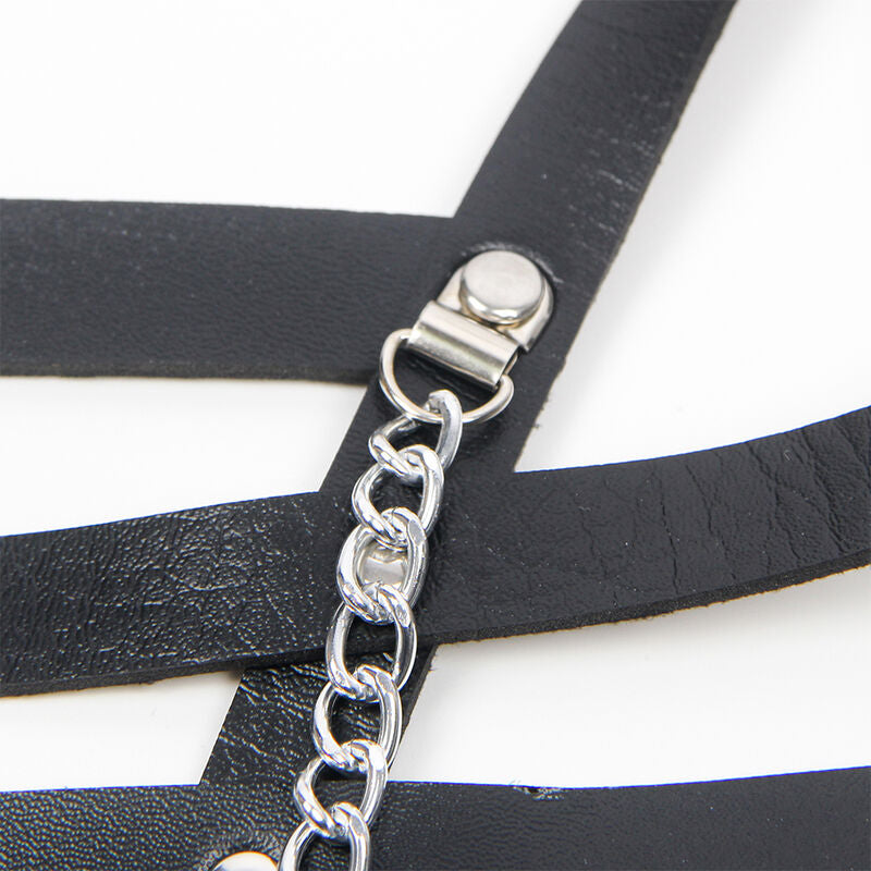 SUBBLIME - Korsett-Harness med Kjededetalj