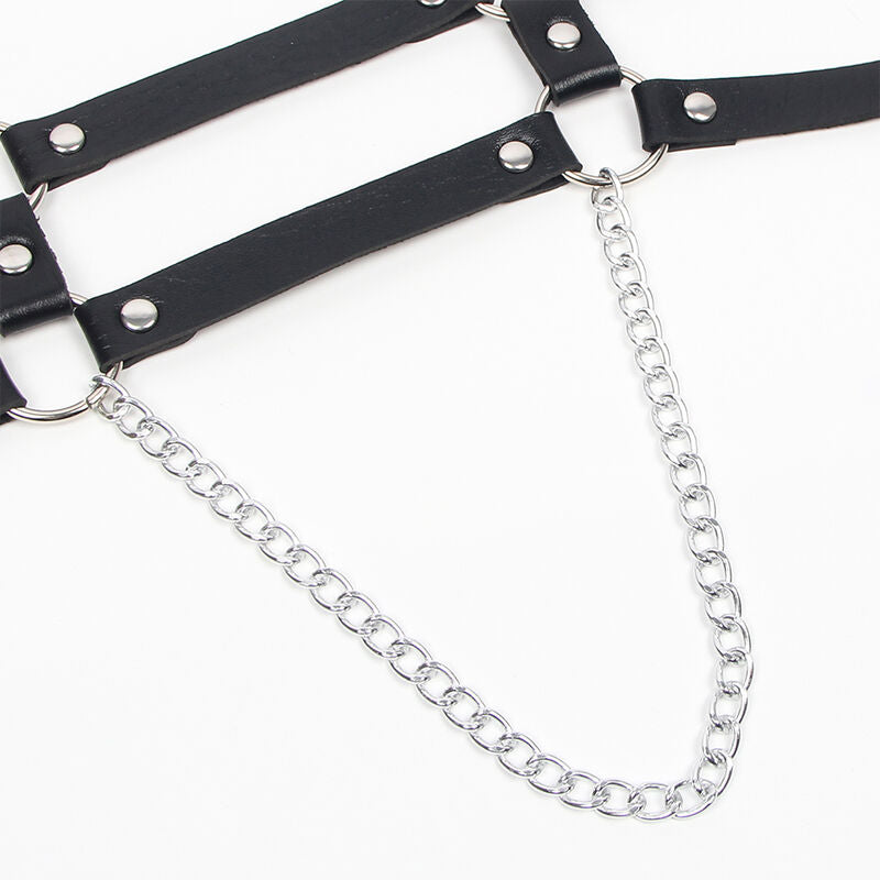 SUBBLIME - Body harness med stropper og kjededetaljer