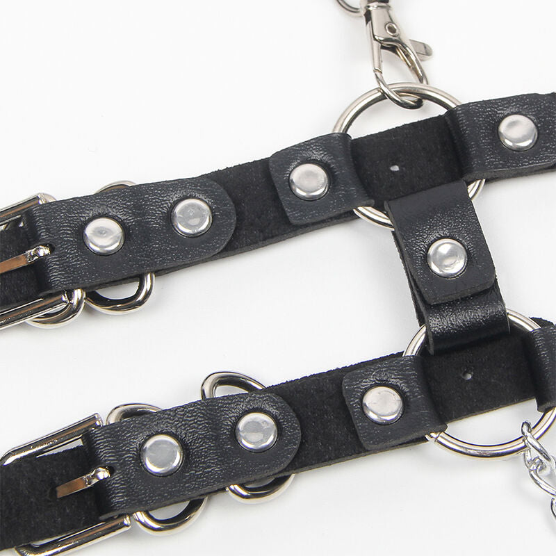 SUBBLIME - Body harness med stropper og kjededetaljer
