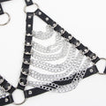 SUBBLIME - Body harness BH og halskjede med kjeder