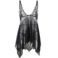 SUBBLIME - Babydoll i tyll med blonde-barm