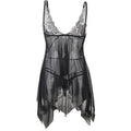 SUBBLIME - Babydoll i tyll med blonde-barm