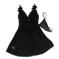 SUBBLIME - Babydoll i tyll med blonde- og blomsterdetalj