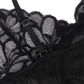 SUBBLIME - Babydoll med justerbare stropper og transparent blonde Blomstret