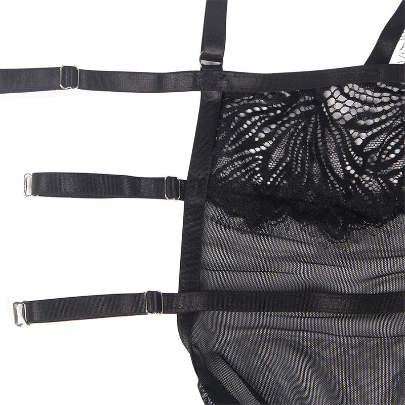 SUBBLIME - Babydoll med justerbare blonde-stropper