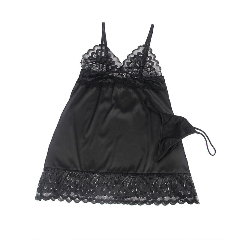 SUBBLIME - Babydoll med blomstret barm