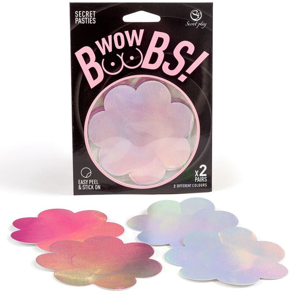 SECRET PLAY - Wow Boobs! Brystdekkener Blomst