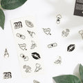 SECRET PLAY - Midlertidige Tatoveringer Candy Collection Sett med 10