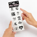 SECRET PLAY - Midlertidige Tatoveringer Kinky Collection Sett med 10