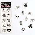 SECRET PLAY - Midlertidige Tatoveringer Kinky Collection Sett med 10