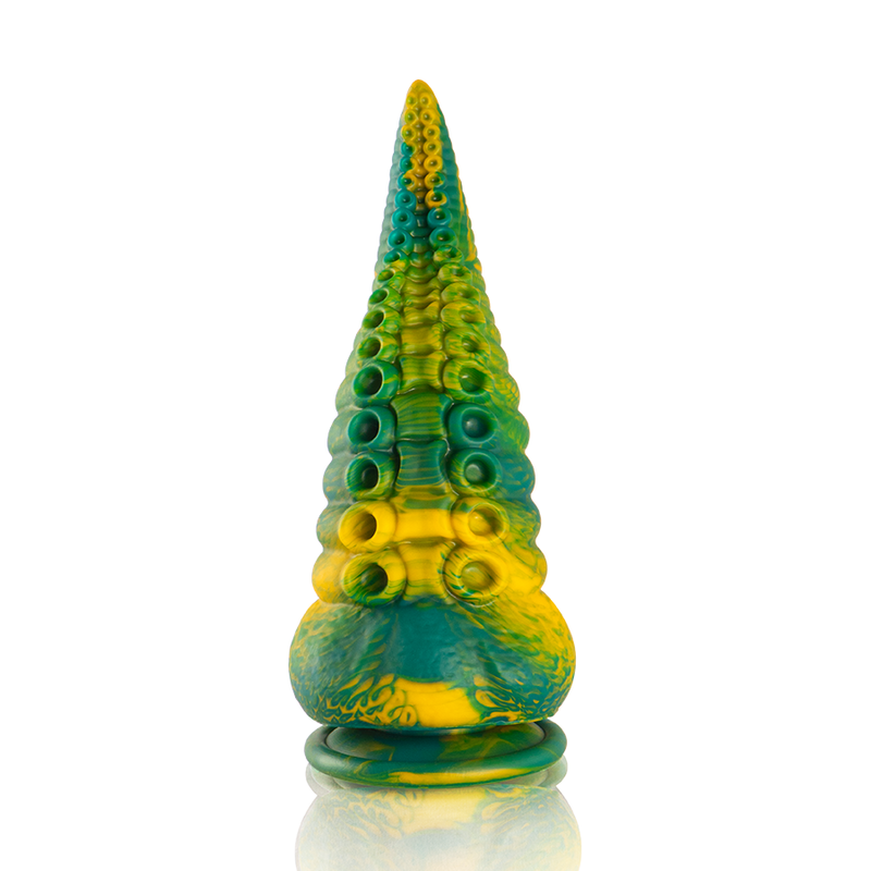 EPIC - Cetus Silikondildo Tentacle Grønn Str. S