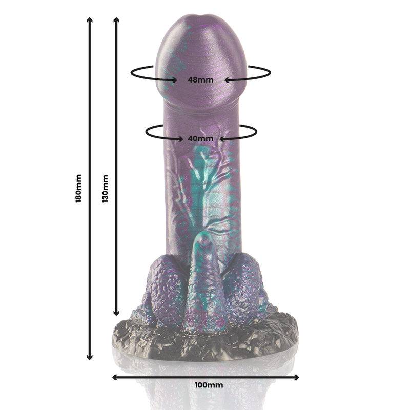 EPIC - Basilisk Silikondildo Double Scaly Pleasure Str. S
