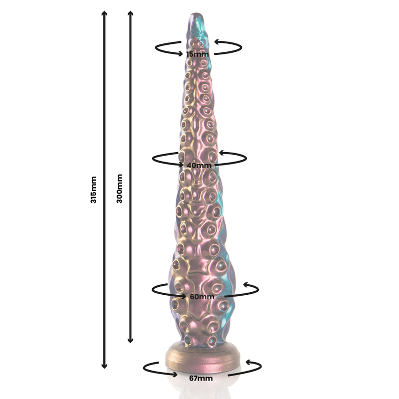 EPIC - Charybdis Silikondildo Fine Tentacle Str. L