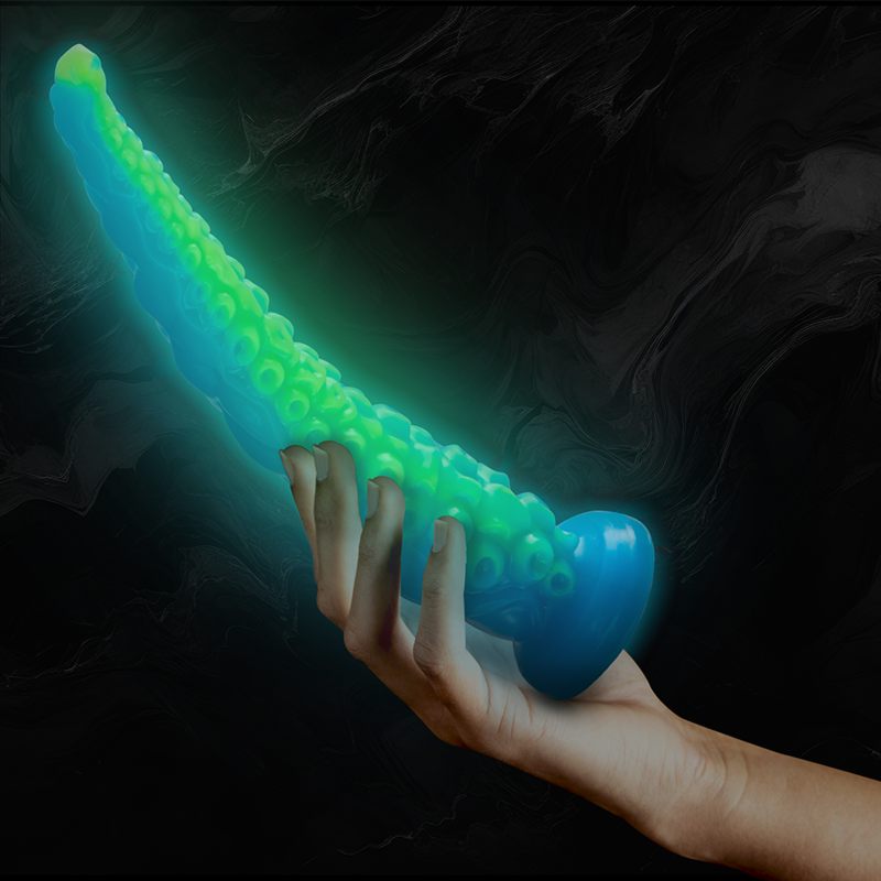 EPIC - Scylla Silikondildo Fluorescent Thin Tentacle Str. L
