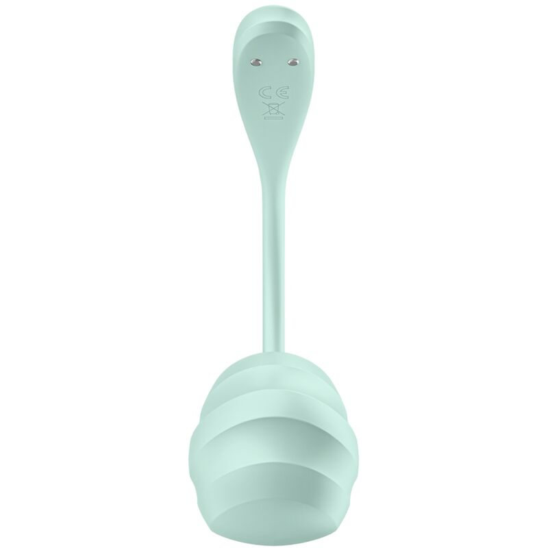 SATISFYER - Smooth Petal G-punktsstimulator med app Vanngrønn
