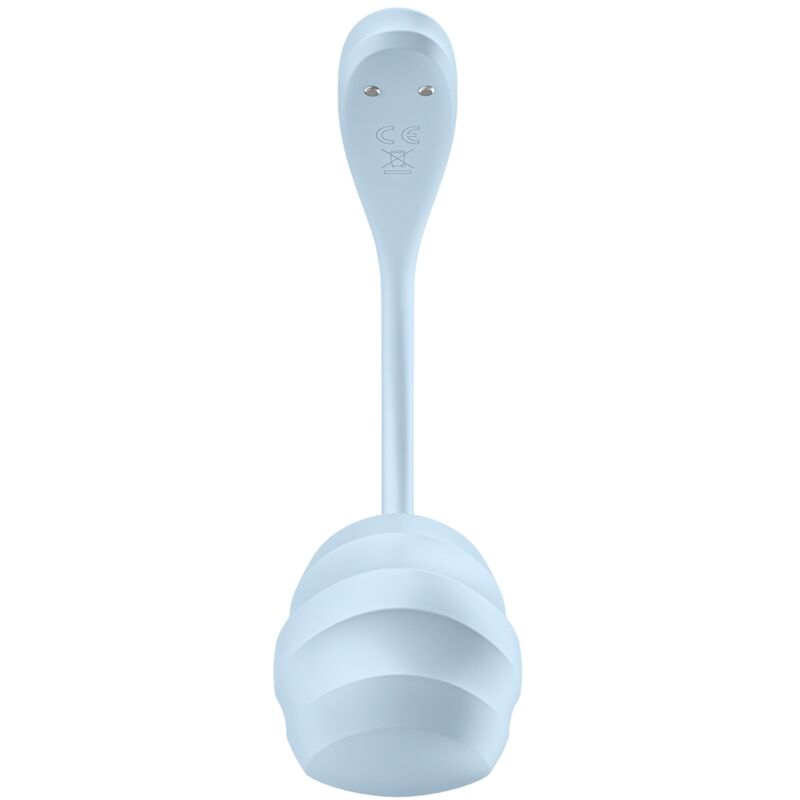 SATISFYER - Smooth Petal G-punktsstimulator med app Himmelblå
