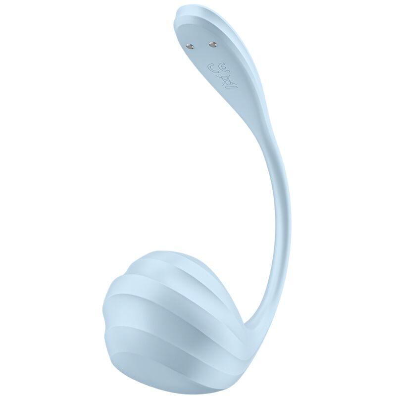 SATISFYER - Smooth Petal G-punktsstimulator med app Himmelblå