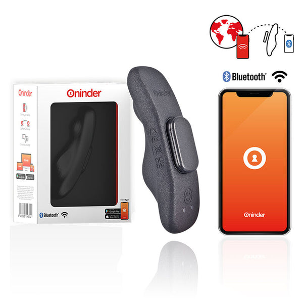 ONINDER - Manila Oppladbar trusevibrator 9 hastigheter (gratis app)
