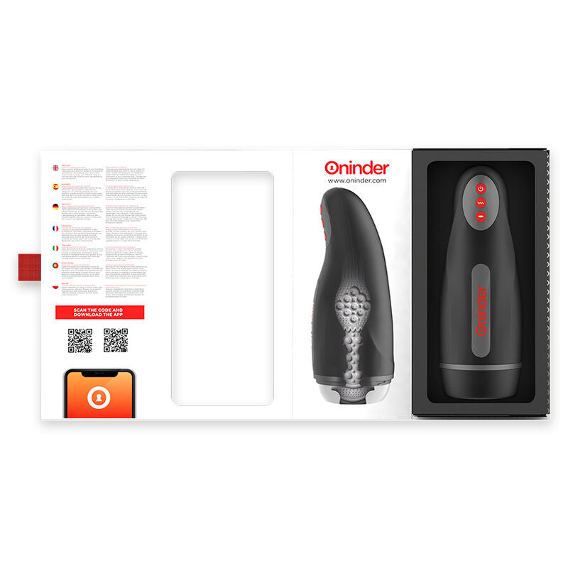 ONINDER - Seoul Oppladbar masturbator 10 hastigheter (gratis app)