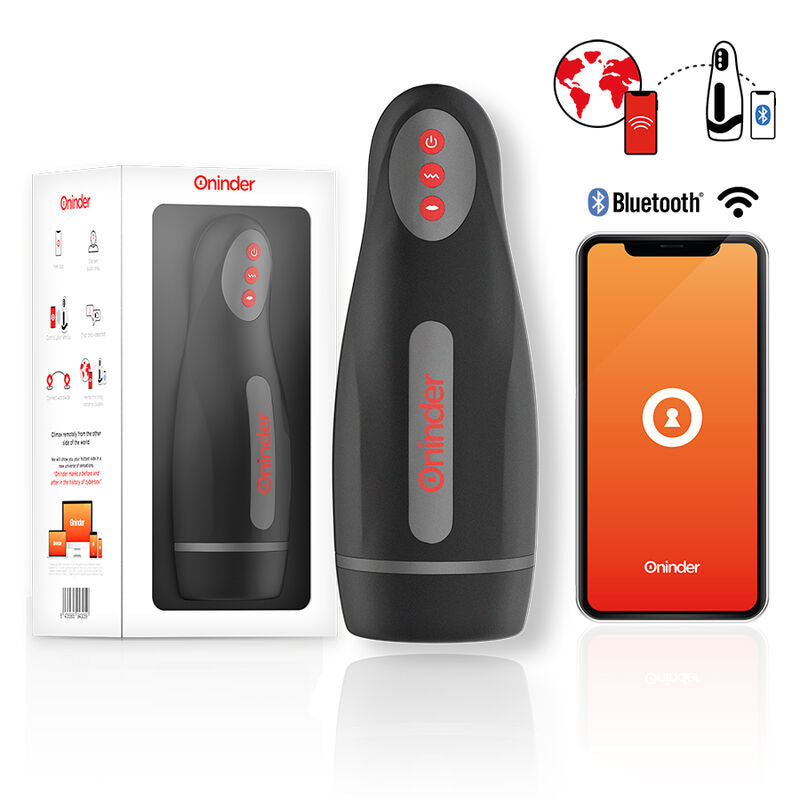 ONINDER - Seoul Oppladbar masturbator 10 hastigheter (gratis app)