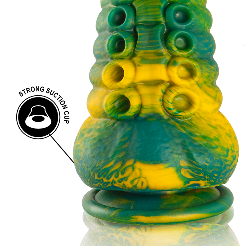 EPIC - Cetus Silikondildo Tentacle Grønn Str. L