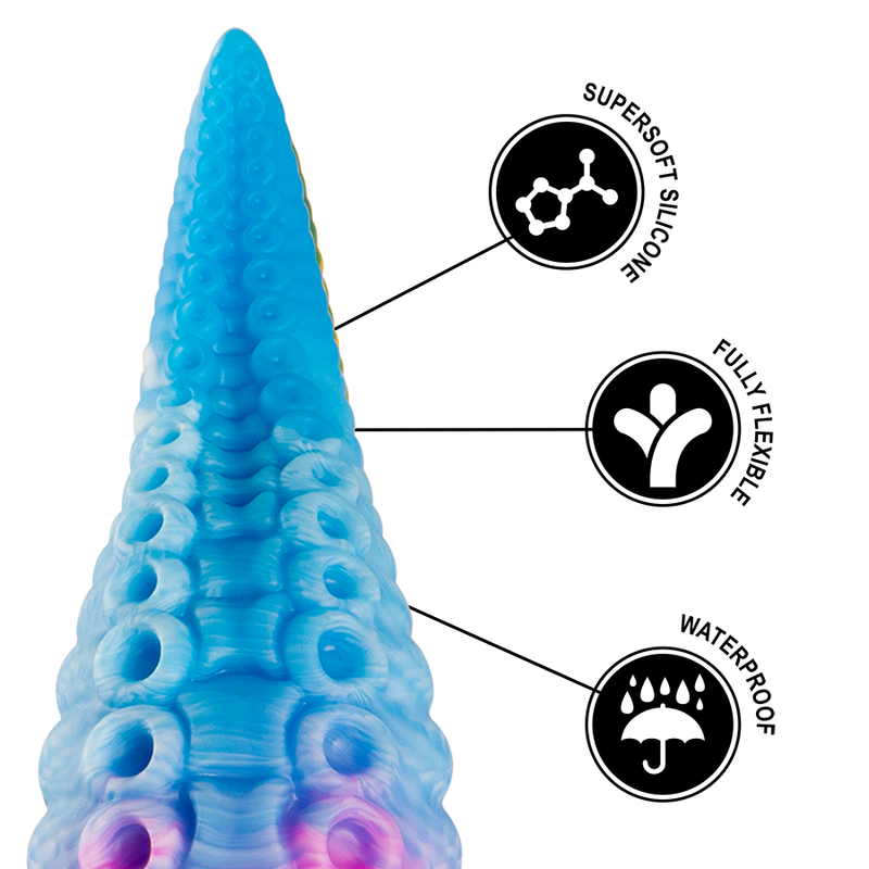 EPIC - Phorcys Tentakkel-dildo Blå Stor
