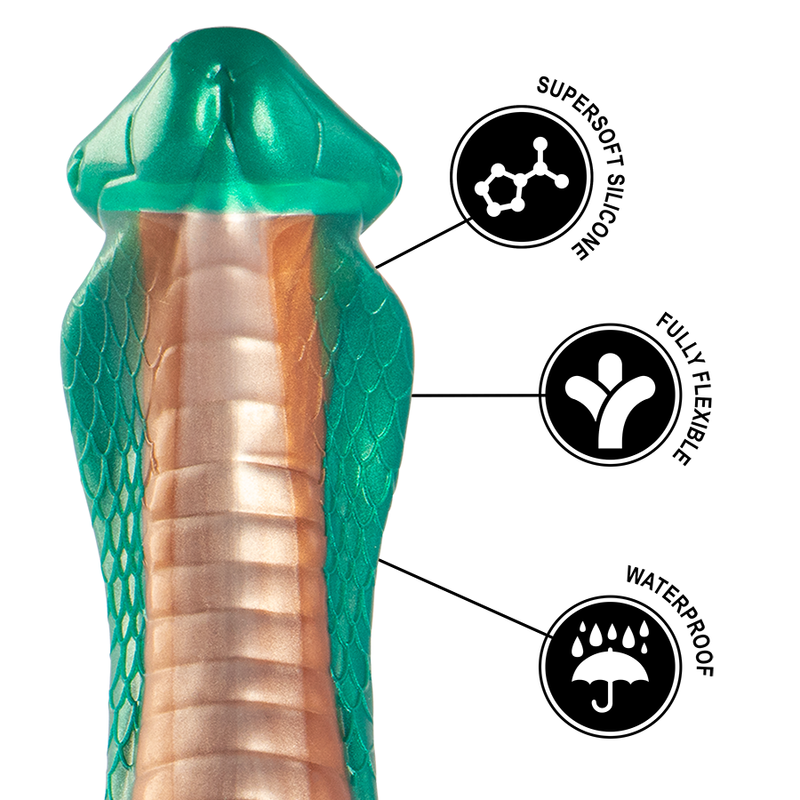 EPIC - Python Silikondildo Cobra Green