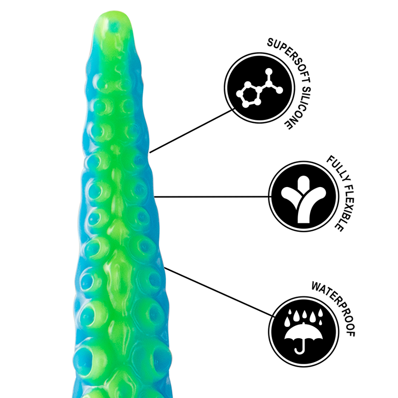 EPIC - Scylla Tynn tentakkel-dildo Selvlysende Liten