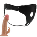 PRETTY LOVE - Mavis Strap-on med dildo 19 cm Natur