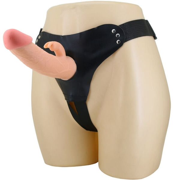 PRETTY LOVE - Mavis Strap-on med dildo 19 cm Natur