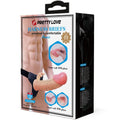 PRETTY LOVE - Mavis Strap-on med dildo 19 cm Natur