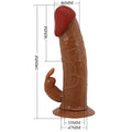 PRETTY LOVE - Marion Vibrerende strap-on med dildo 19 cm