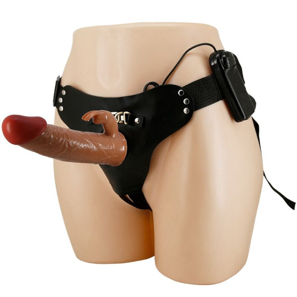 PRETTY LOVE - Marion Vibrerende strap-on med dildo 19 cm