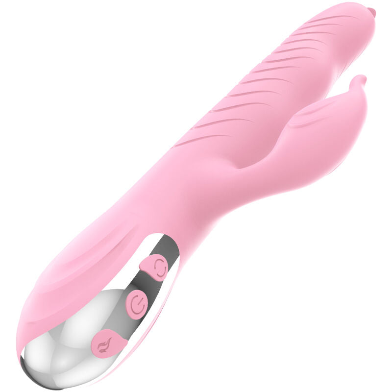 ARMONY - Marcia Vibrator med støt, dobbel tunge og varme