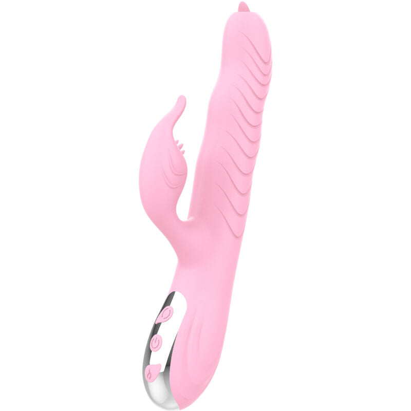 ARMONY - Marcia Vibrator med støt, dobbel tunge og varme