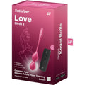 SATISFYER - Love Birds 2 Vibrerende knipekuler med app