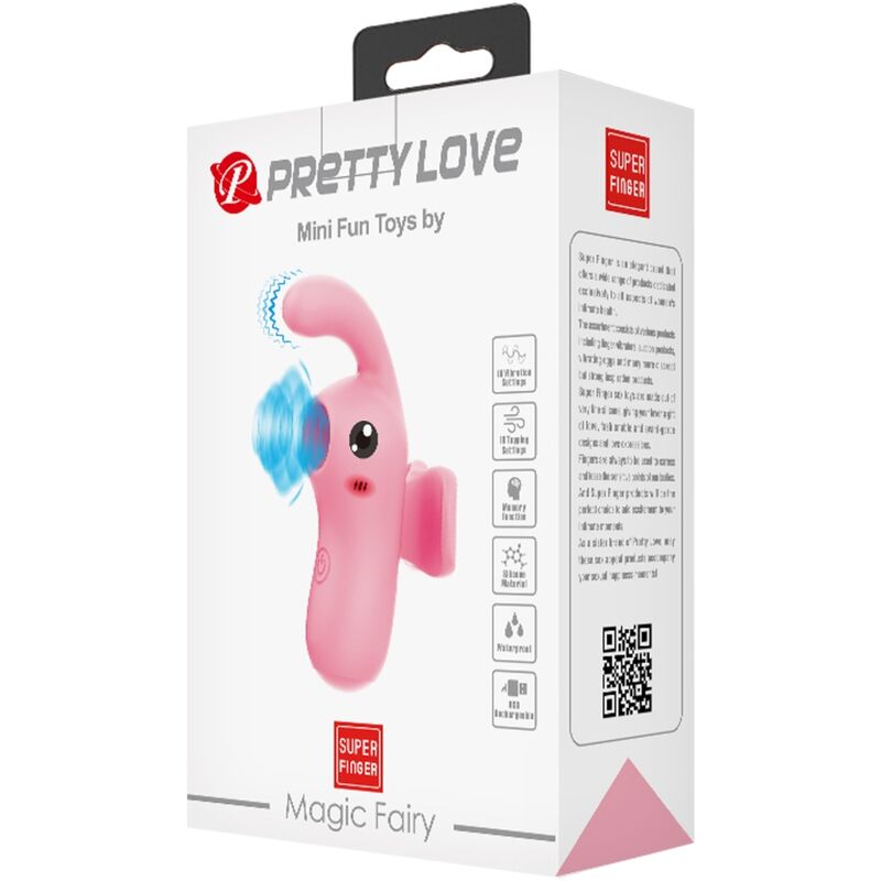 PRETTY LOVE - Magic Fairy Fingervibrator med Sug og Kanin