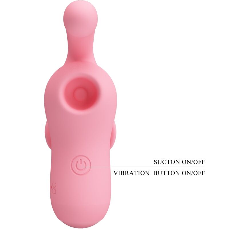 PRETTY LOVE - Magic Fairy Fingervibrator med Sug og Kanin