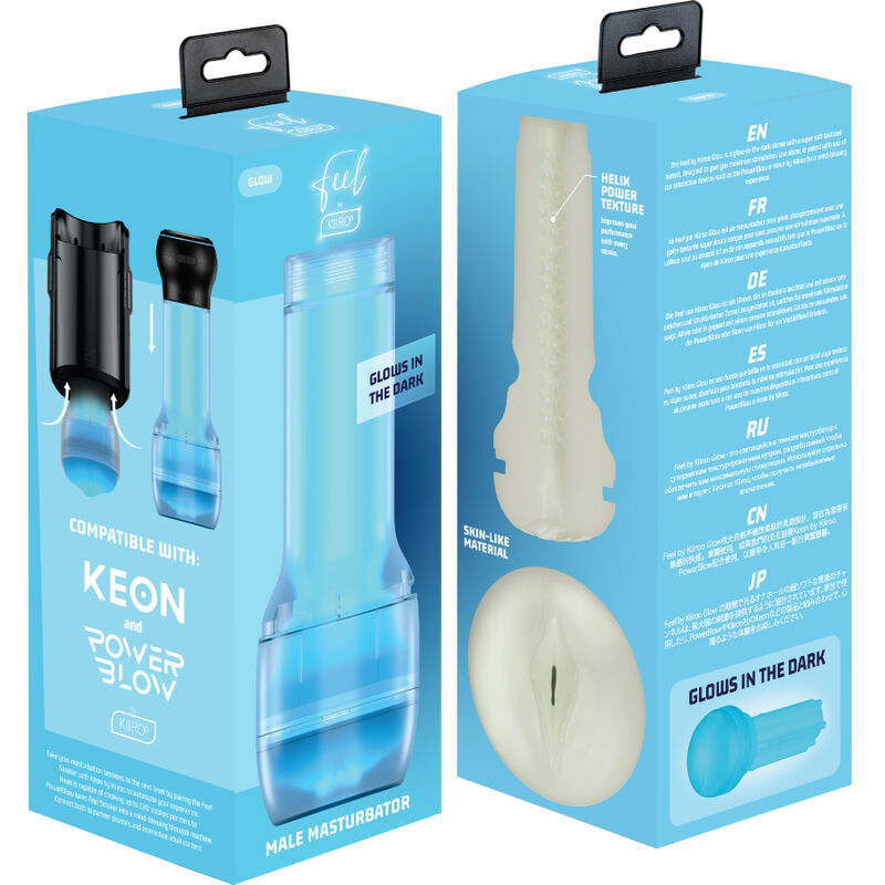 KIIROO - Feel Selvlysende Vagina-masturbator
