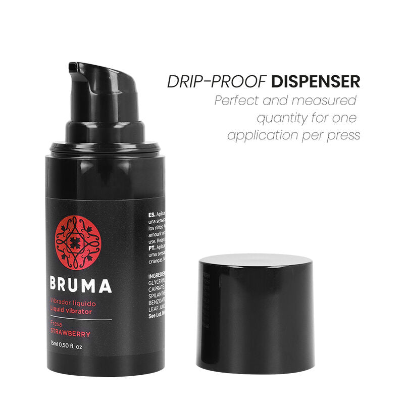 BRUMA - Liquid Vibrator Ultra Glidende Jordbær 15 ml