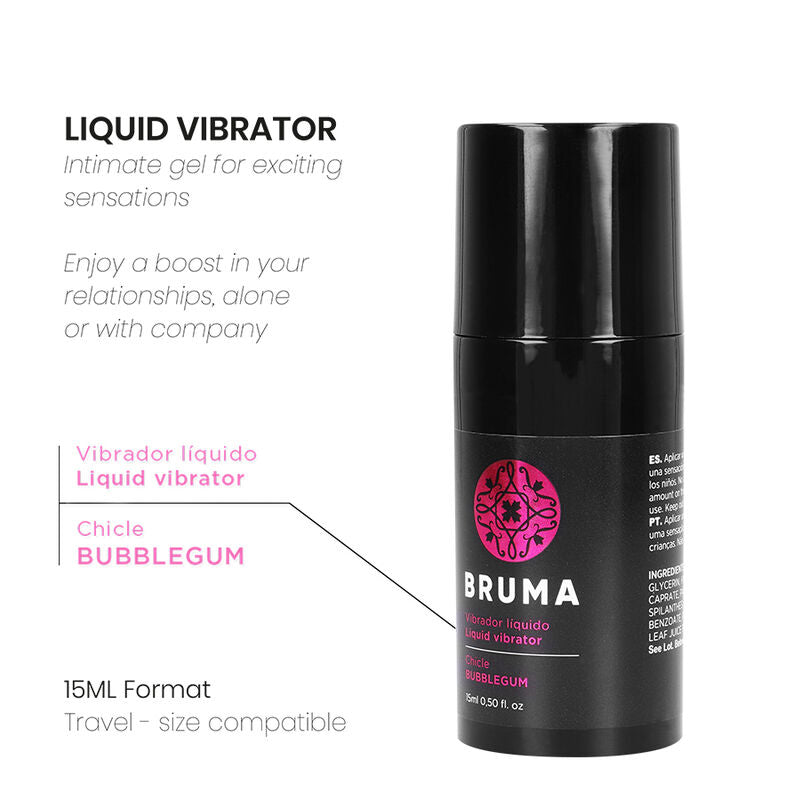 BRUMA - Liquid Vibrator Ultra Glidende Tyggegummi 15 ml