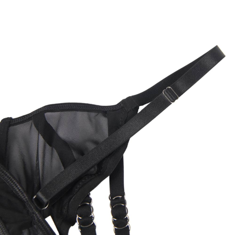 SUBBLIME - Todelt Sett med Transparent BH og Stropper