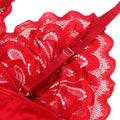 SUBBLIME - Satin-babydoll med blonde
