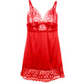 SUBBLIME - Satin-babydoll med blonde